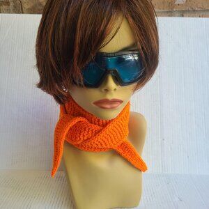 Neck scarf Sophie scarf, small scarf, spring/autumn scarf Knitted Handmade Scarf